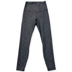 Lululemon Womens Legging Athletica Align Pant II 25 Gray Sz 4 Heathered Herringb - Picture 1 of 9