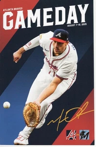 Atlanta Braves GameDay 7.-10. August 2025 Ausgabe vs. Miami Marlins Feat Matt Olsen - Bild 1 von 2