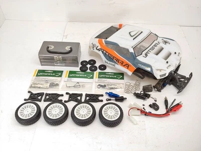 *RARE* Vintage Vaterra Kalahari 1/14 Rally Car Roller w/ ESC, Servo, Tires, Part - Image 1 of 4