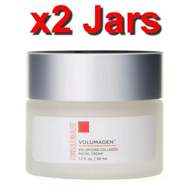 2x Consultar Beaute-Volumagen Crema Facial Colágeno Voluminizador ~ Antienvejecimiento ~ Hidratar Foto 1 de 4