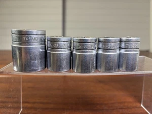 Lot Of 5-Snap-ON On 1/2 Drive,7/8,13/6,3/6, 1 1/8, & 11/16, - Bild 1 von 9
