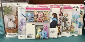 Sewing Patterns Simplicity 8 / Funky Friends Factory 2/ Mix Match 3 - Picture 1 of 3
