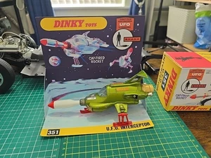 Dinky Toys UFO Interceptor No.351 Boxed - Picture 1 of 5