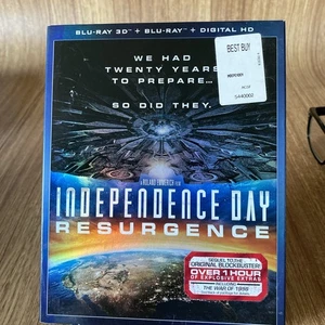 Independence Day: Resurgence (Blu-ray, 3D, 2016) New Factory Sealed - Imagen 1 de 5