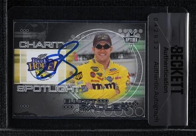 BAS 2004 Press Pass Optima Charity Spotlight Elliott Sadler Seal of Authenticity - Image 1 of 2