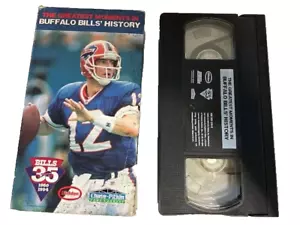 The Greatest Moments In Buffalo Bills History VHS 1960-1994 - FREE Shipping - Picture 1 of 2