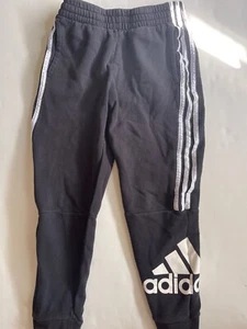 Boys Adidas Stripe Sweatpants joggers size Medium - Picture 1 of 4