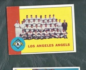 Tarjeta de béisbol 1963 Topps #39 Team, Los Angeles Angels EX+ - Imagen 1 de 2