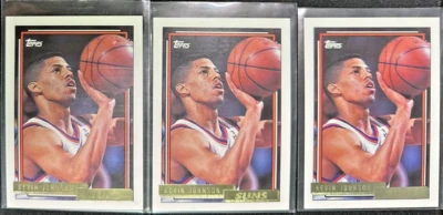 (3) Kevin Johnson 1992-93 Topps Gold #190 Lot Phoenix Suns EX or Better Foto 1 de 2