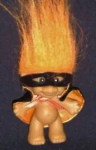 HALLOWEEN Russ Troll Doll CAPED MASKED BANDITI 3" - Picture 1 of 1