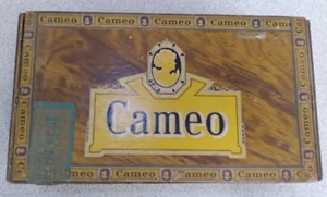 Vintage CAMEO Cigar Box 5 for 10c  Factory No. 212 18th Dist. Ohio - Picture 1 of 9