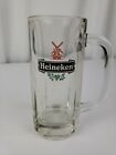 BEER MUG GLASS Heineken beer Glass 8 Oz Tall , windmill