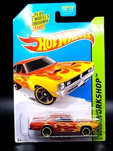 2014 Hot Wheels #216 HW Workshop-Heat Fleet '71 DODGE DEMON Orange Variant  - Picture 1 of 6