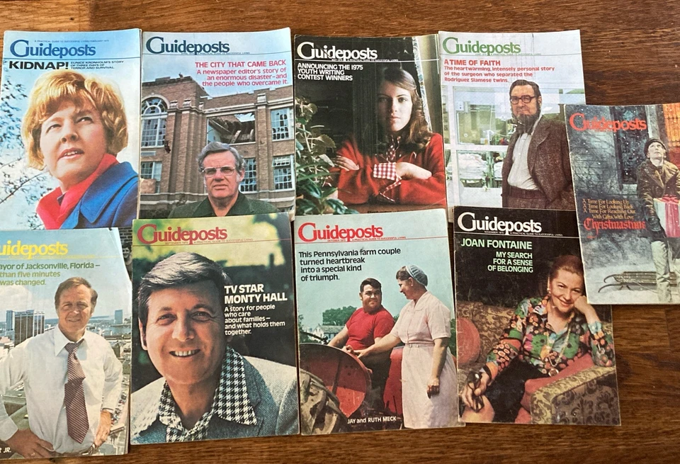 Vintage Guideposts Magazine 1975  Lot Of 9 Read Description - Image 1 of 4