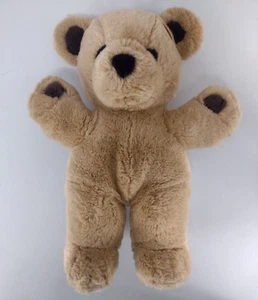 Gund 'STITCH' Teddy Bear Plush Brown Vintage 1979 Stuffed Animal Cuddle Toy 16" - Picture 1 of 7