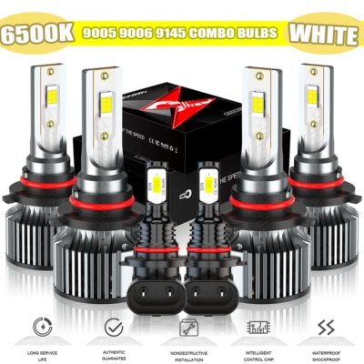 For Lexus RX300 1999-2003 - 6x Combo 9005 9006 LED Headlight Fog Light Bulbs - Image 1 of 4