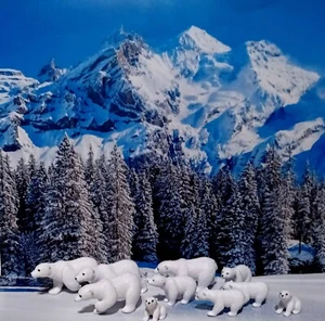 Ten Resin Polar Bear Figures - read description - Picture 1 of 7