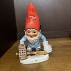 Goebel Gil Co-Boy Gnome Hockey Goalie Porcelain Figurine 6.5? Vintage W Germany