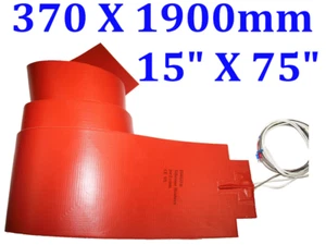 Impresora de sublimación de tinte CE 15"" X 75"" 370 X 1900 mm 4000 W manta térmica de silicona - Imagen 1 de 12