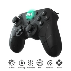 Wireless Controller For Switch/Lite/OLED PC w/NFC/TURBO/Gyro Axis/Dual Vibration - Picture 1 of 13