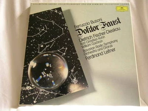 BUSONI Doktor Faust Dietrich Fischer-Dieskau Ferdinand Leitner DG 3 LP box set - Picture 1 of 2
