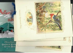 1954 Furness Cruise Line Lot Of 7 Pieces- Menu,Passenger List, Activities, Photo - Picture 1 of 9