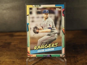 2023 JACOB DEGROM Card #6 Topps 582 Montgomery Club Set #1 RANGERS - Picture 1 of 2
