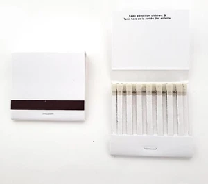 2500 plain white MATCHES matchbooks wedding 30 strike 50 boxes of 50 books - Picture 1 of 1