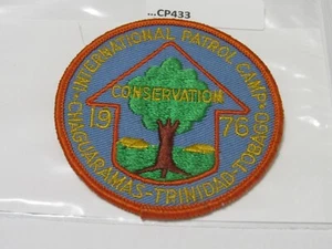 INTERNATIONAL PATROL CAMP CONSERVATION 1976 GHAGUARAMAS-TRINIDAD-TOBAGO CP433 - Picture 1 of 1