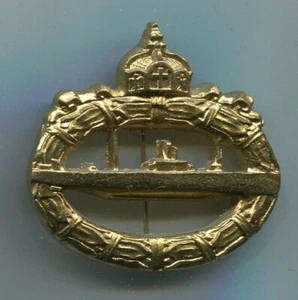Imperial German World War I - WWI Naval U-Boat Submarine Sailor Badge - Picture 1 of 2