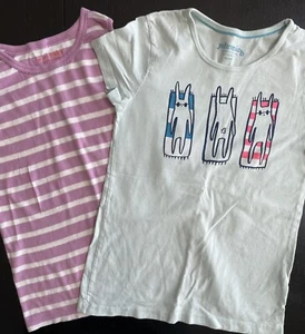 Mini Boden Sz 11-12 Girls Purple Stripe Tank And Beach Top - Picture 1 of 5