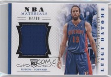2013-14 Panini National Treasures NBA Material /99 Luigi Datome #12 Rookie RC