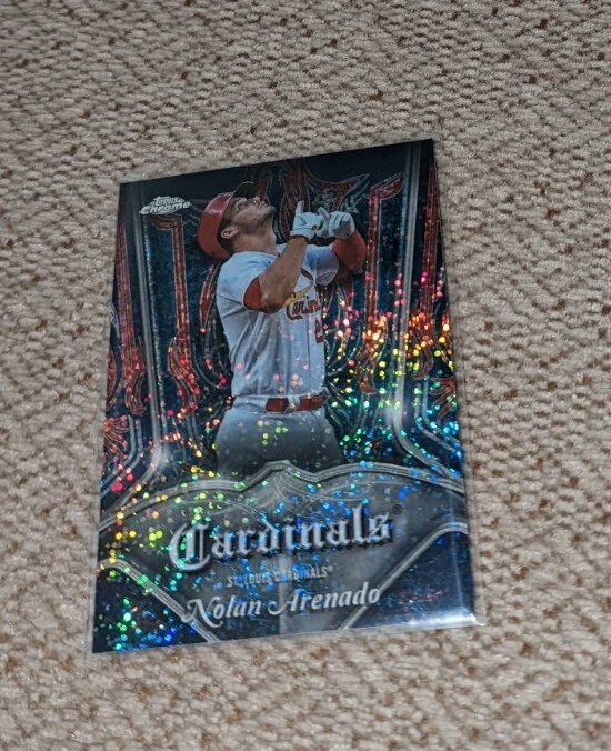 2022 NOLAN ARENADO TOPPS CHROME PINSTRIPED INSERT #P-4 (CARDINALS) - Image 1 of 1