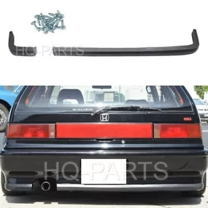 For 90-91 Civic 3 Door Hatchback IKON Style Rear Bumper Lip Body Kit PU 2 PCS - Picture 1 of 3