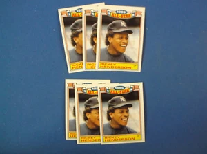 6-1985 Topps #7 All Star Rickey Henderson NMT++++ - Picture 1 of 1