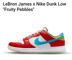 Nike Dunk Low x LeBron James x Fruity Pebbles Red Gr 42 US 8,5 - Bild 1 von 9