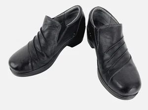 Biza Leder Clogs Flats Comfort Schuhe 41 Slipper Absatz 9,5 gepolsterte Oxford-Schuhe - Bild 1 von 8