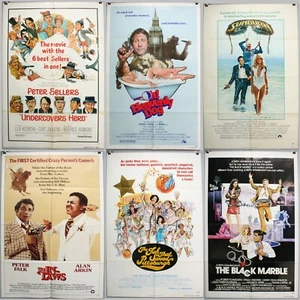 Lot of 6 Vintage 1978-1980 Comedies Theatrical Film Folded Movie Posters 27"x41” - Picture 1 of 7