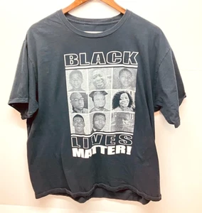Black Lives Matter schwarzes Herren T-Shirt Größe 2XL - Bild 1 von 3