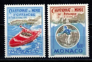 Timbre Monaco N° 1741 au 1742 Neuf ** MNH - Imagen 1 de 1