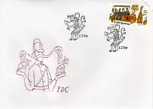 CZECH REPUBLIC 2014 The 150th Anniversary of the Czech Firefighters FDC6133 - Picture 1 of 1
