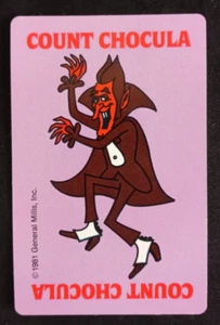 1981 General Mills Cereal Card Game Fish Count Chocula Card - Bild 1 von 2