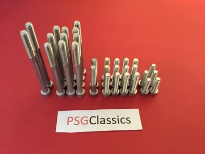 Kawasaki Z650 KZ650 B C D Cubierta de Motor de Acero Inoxidable Juego de Tornillos Allen SS Foto 1 de 4