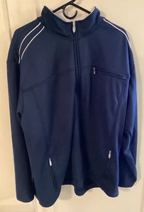 SLAZENGER NAVY/WHITE MENS FLEECE LINED JACKET. XL.(5.11.1) - Picture 1 of 5