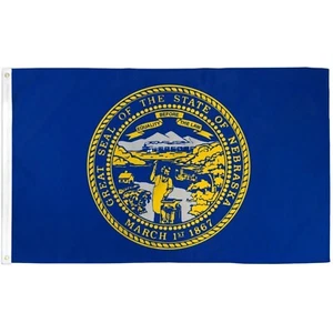 3x5 Nebraska Flag Polyester State Banner NE 3' x 5' New - Picture 1 of 3