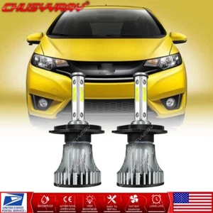 H4 9003 LED Headlight Conversion Kit HID White Bulb For Honda Fit Jazz 2001-2017 - Picture 1 of 9