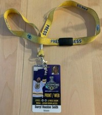 2011-12 Boston Bruins Media / Press Credentials & Lanyard