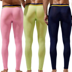 Herren Kompression Thermo Leggings Hose weiche Ausbuchtung Beutel schnell trocknender Boden eng - Bild 1 von 12