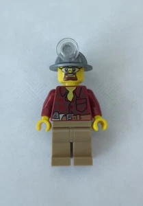 LEGO Flannel Shirt Miner with Dark Tan Legs, Mining Helmet CTY0334 (4203) - Picture 1 of 2
