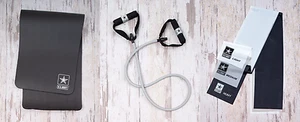Mens Fitness Exercise ARMY Workout Essentials Black Choice Mat Straps or Bands - Picture 1 of 7